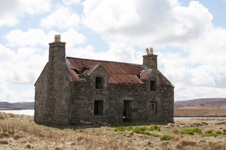 Abandoned house on the Isle of Lewis
